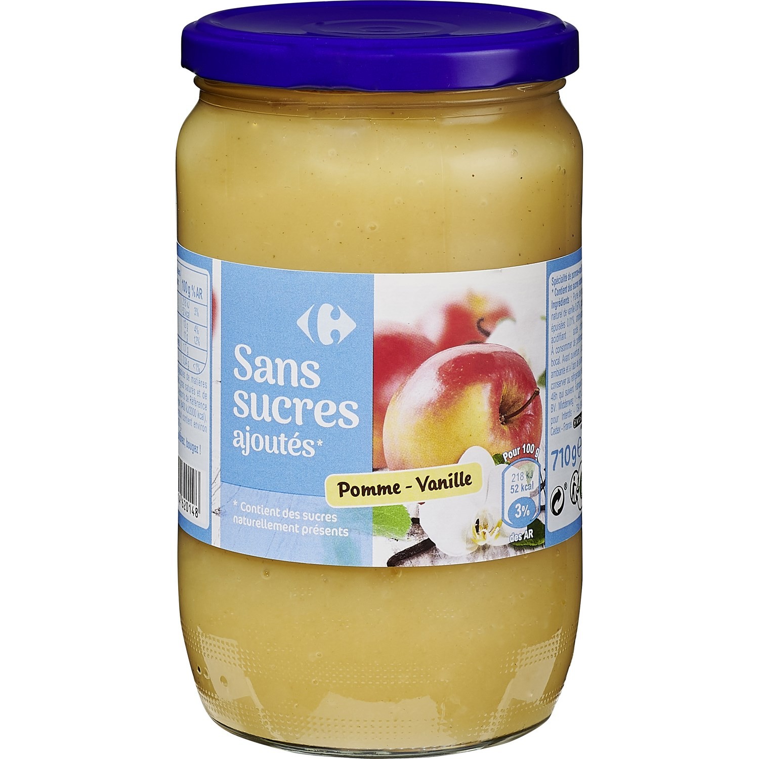 Carrefour Apple And Vanilla Compote 710g