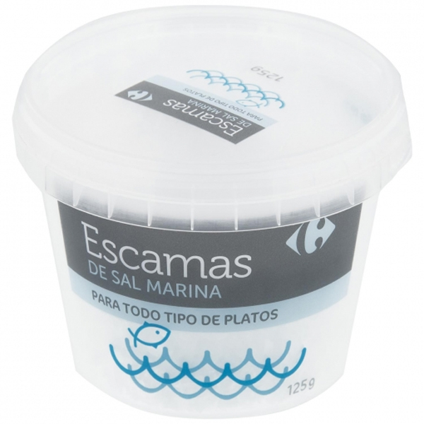 Carrefour Espa&ntilde;a Sal marina en escamas  Sea Salt Flakes  125g