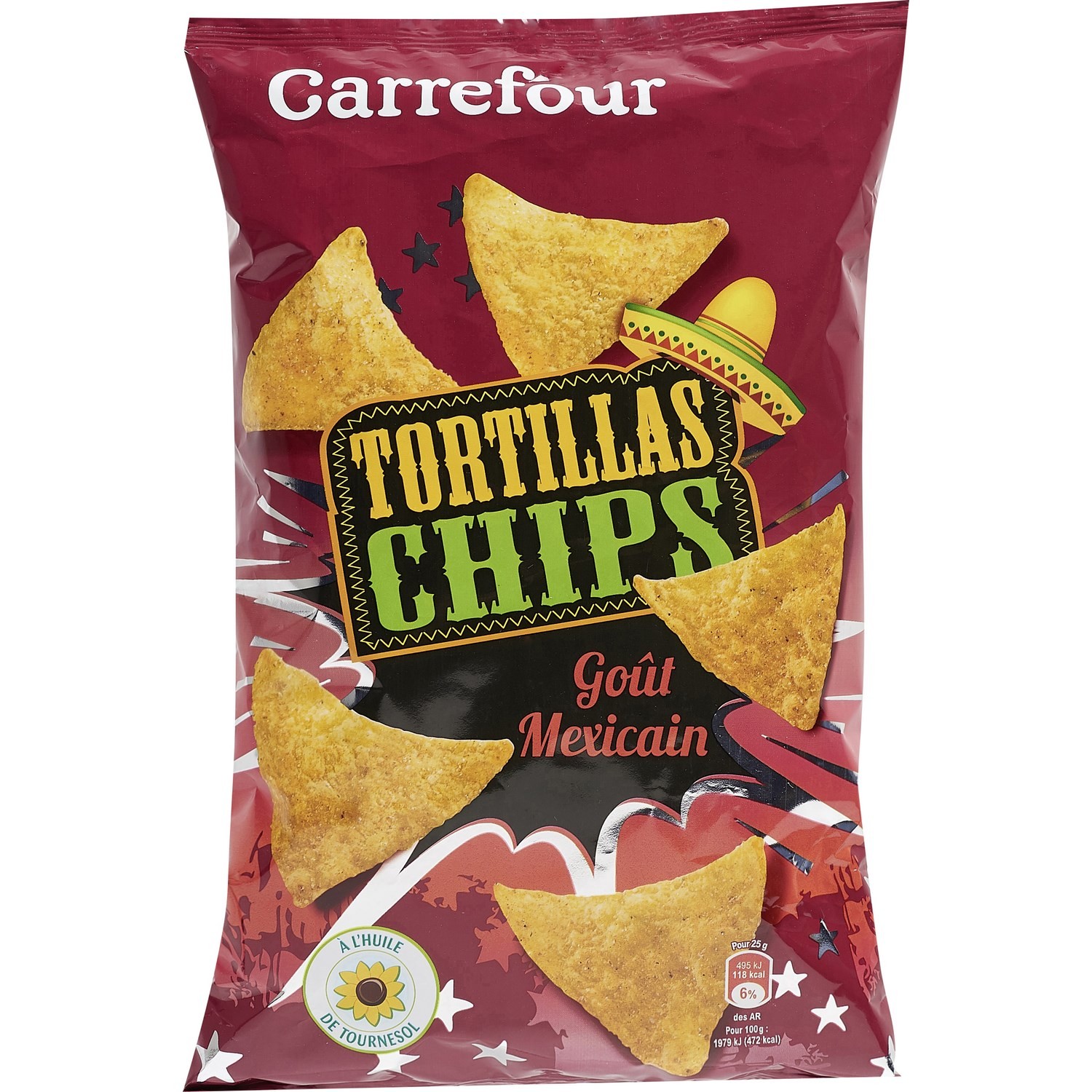 Carrefour Mexican Tortilla Chips 150g