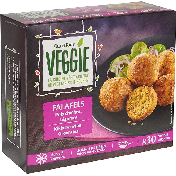 Carrefour Veggie Chickpea Falafels 510g -30pcs