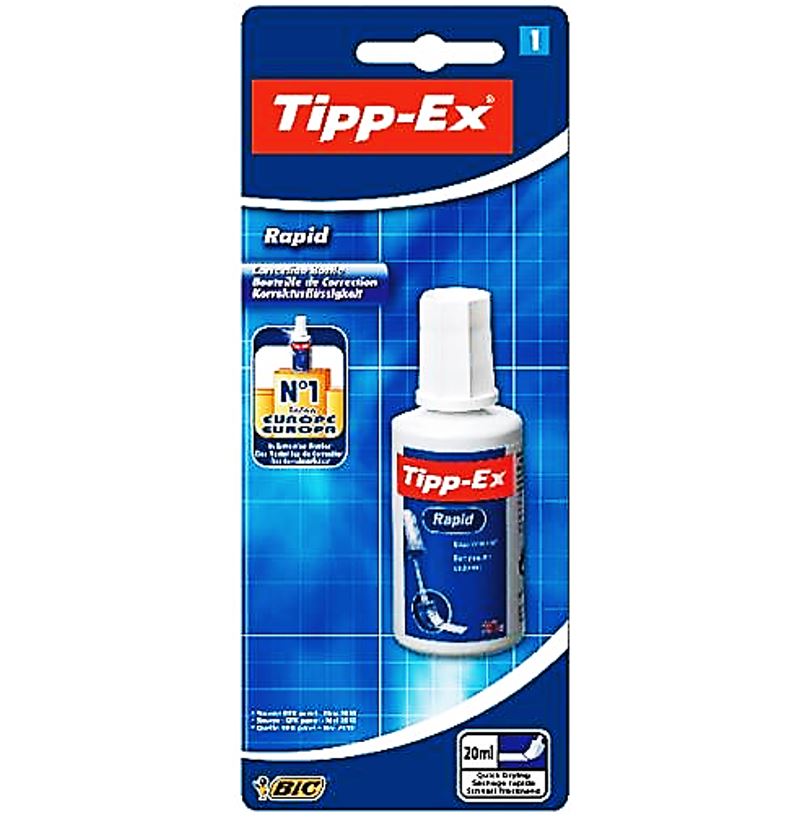 Tipp-Ex White Correction Fluid Bottle 1pc