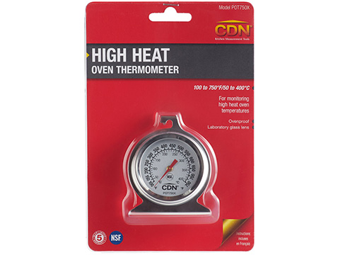 CDN Thermometer Oven High Heat 1pc