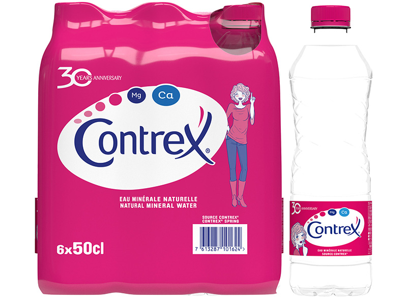 Shop Contrex Natural Mineral Water 6x500ml Le Petit Depot