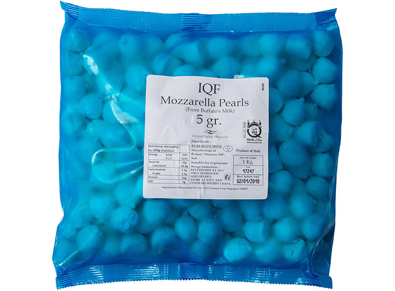 Europomella Pearls Buffalo Mozzarella 1kg