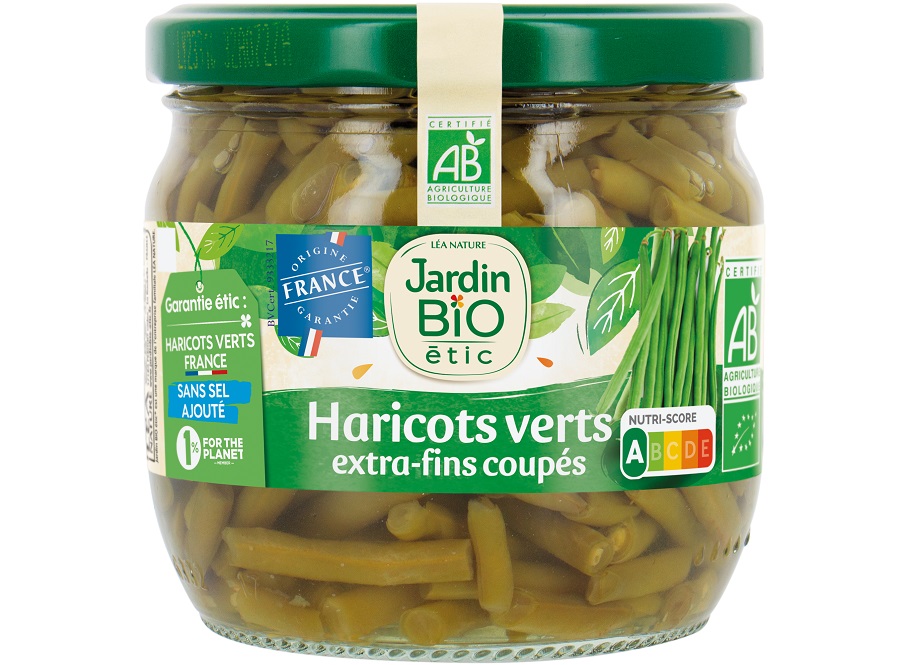 Jardin Bio Organic Green Beans Without Added Salt 330g