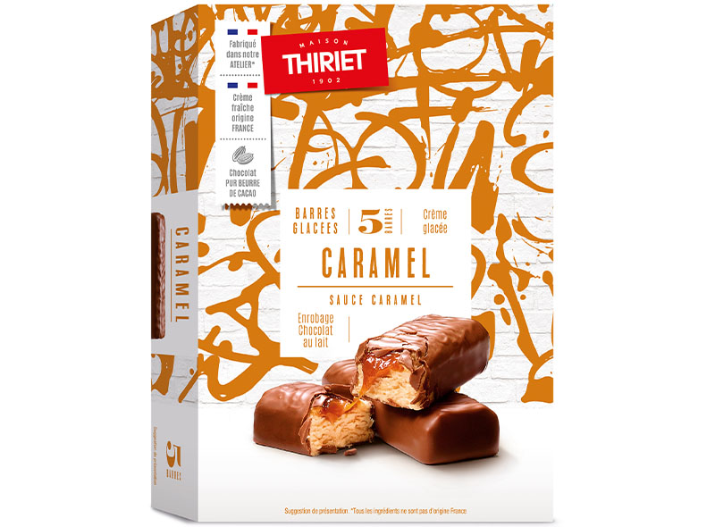 Maison Thiriet 5 Caramel Ice Cream Bars 5x40g