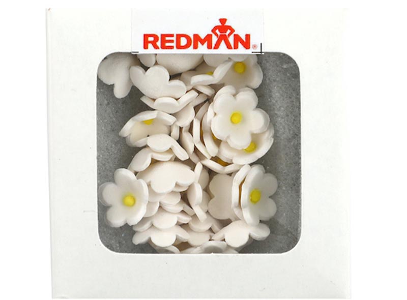 Redman Daisy Button(S) White 12g -100pcs