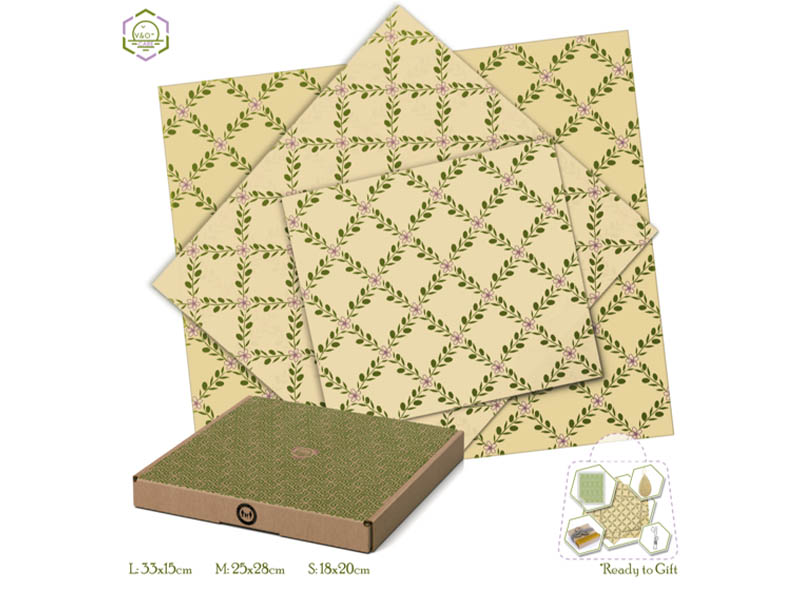 V&O Care 3 Beeswax Food Wraps - Set C 1 kit