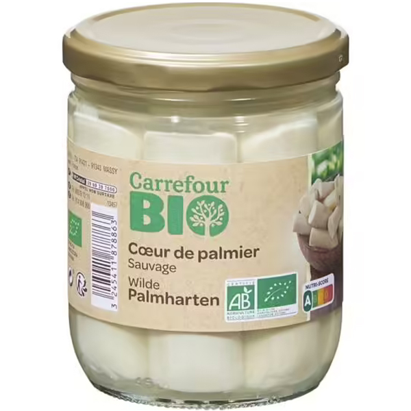 Carrefour Coeurs de palmier sauvage BIO 400g