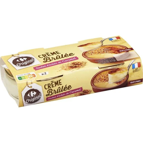 Carrefour Crème brûlée 2x100g