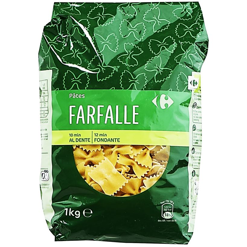 Carrefour Pâtes farfalles 1kg