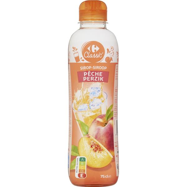 Carrefour Sirop de pêche 75cl