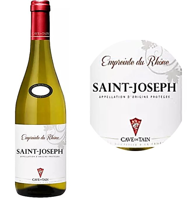 Cave de Tain Saint-Joseph Empreinte du Rhône blanc 2019 Bouteille 75cl