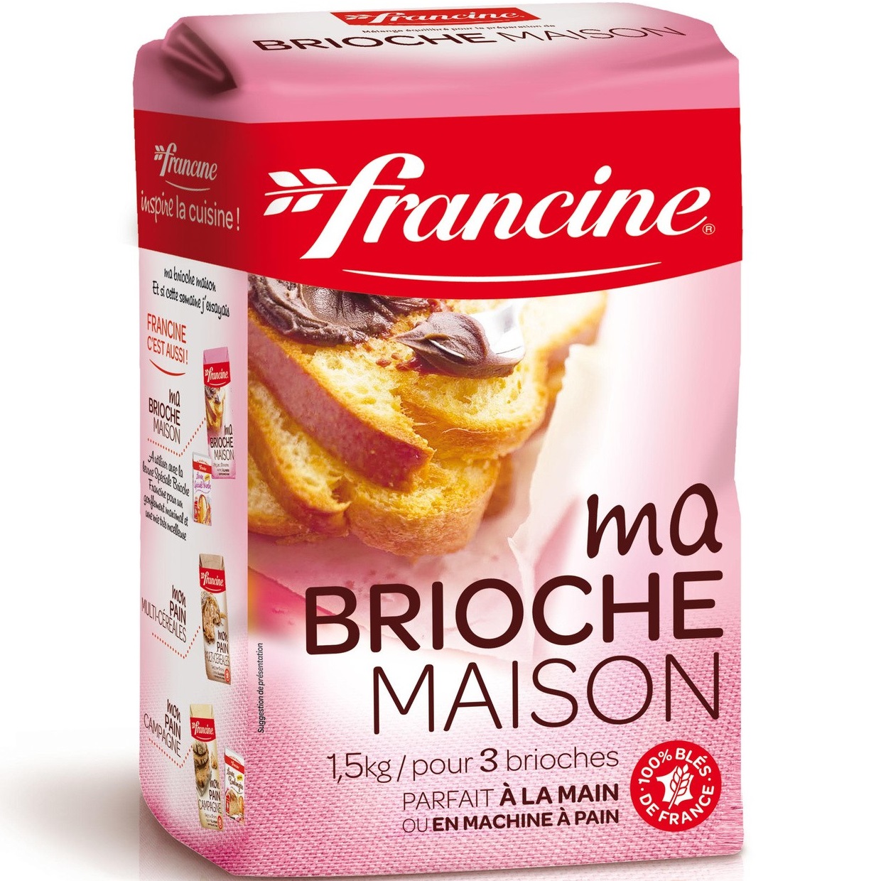 Francine Préparation pour brioche maison 1.5kg