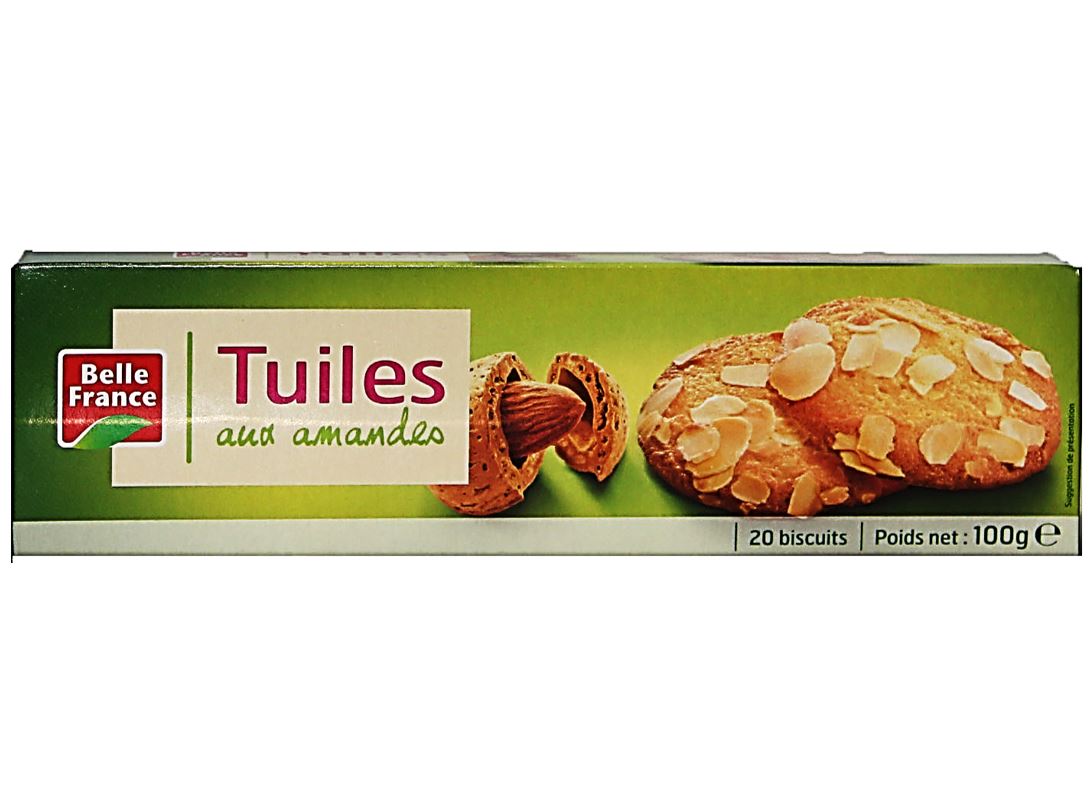 Belle France Tuiles amandes 100g