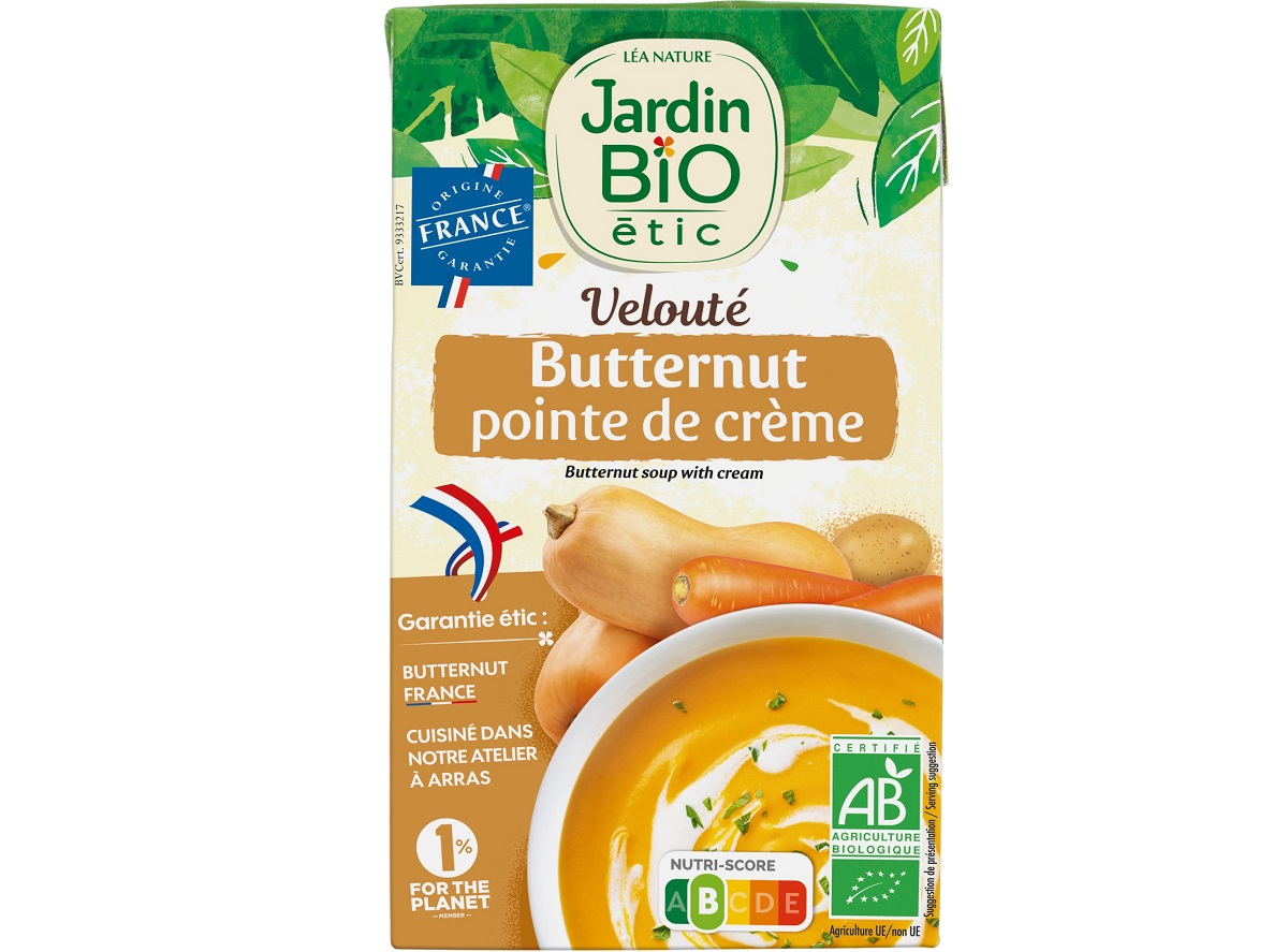 Jardin Bio Velouté BIO butternut pointe de crème 1l