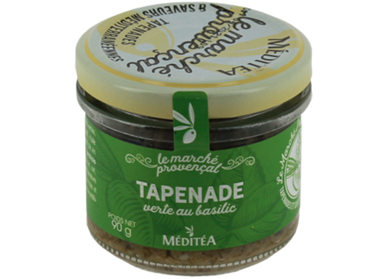 Le Marché Provençal Tapenade aux olives vertes et basilic 90g