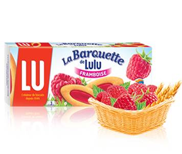 LU Barquette framboise 120g