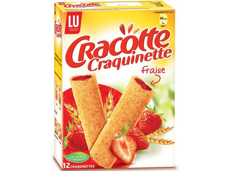 LU Craquinettes goût fraise 200g