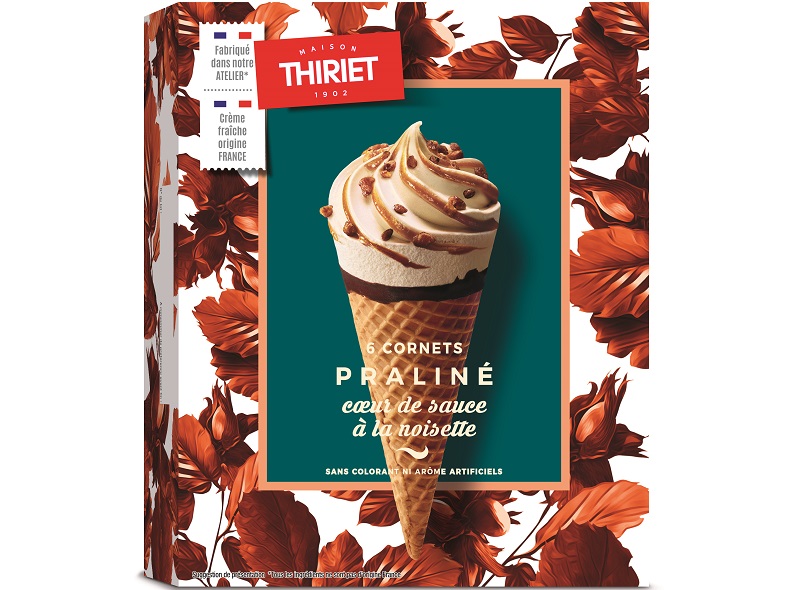 Maison Thiriet 6 Cornets praliné noisette 462g