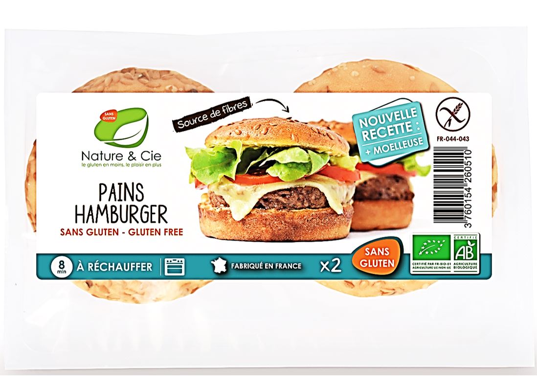 Nature&Cie Pains hamburger x2
