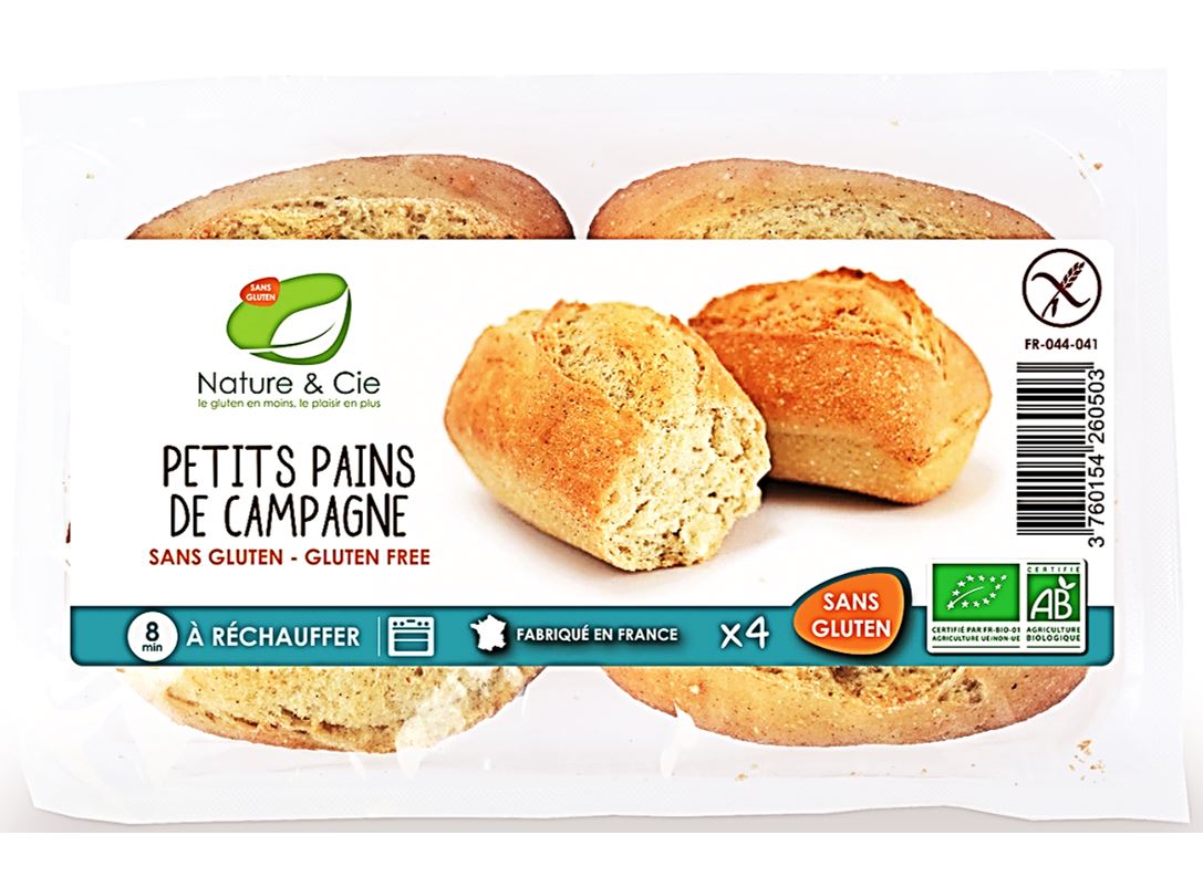 Nature&Cie Petits pains de campagne x4