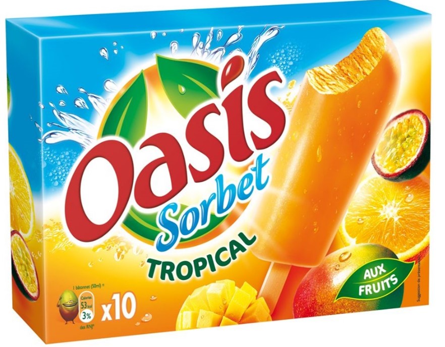 Oasis Sorbet Tropical 10pcs